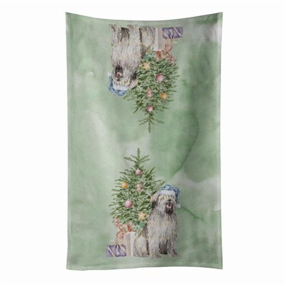 Carolines Treasures CK8251KTWL 25 x 15 in. Unisex Christmas Briard No.2 Kitchen Towel, Multi Color