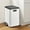 White, variant on ATENOW Kitchen Trash Can, 8 Gallon Dual Compartment Trash Bin, Stainless Steel Garbage Can with Soft Close Lid and Foot Pedal, Removable Inner Buckets, White