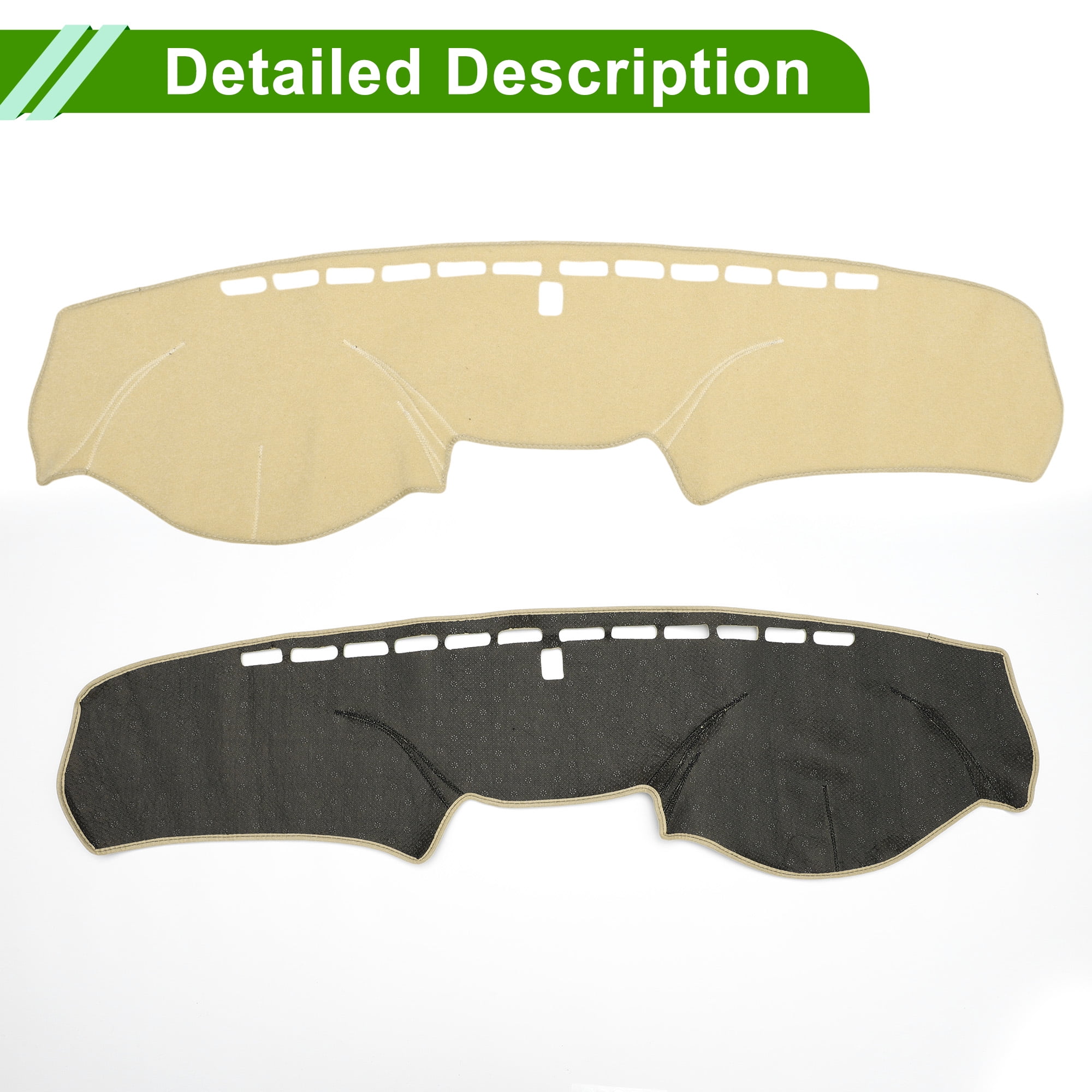 Dashboard Cover for Honda Accord 2008-2013 Non-Slip Interior Dash Cover Mat Polyester Silicone