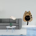 thumbnail image 2 of Bandeja de tocador para cocina y baño con espacio para frutas y cosméticos. Reloj de pared con forma de gato, silencioso, ideal para la decoración del, 2 of 8