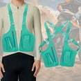 thumbnail image 1 of Bolso tipo cartera con correas ajustables para el hombro y elegante bolso para teléfono móvil Verde, 1 of 10