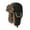 Black, variant on Britt’s Knits Aviator Hat Faux Fur Winter Trapper Hat with Ear Flaps - Black (Men's)