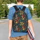 thumbnail image 4 of Easygdp Mushrooms And Flowers Mochila Ligera de 15 Pulgadas para Estudiantes, Mochila Cómoda para la Escuela y Viajes, Correas Ajustables, 4 of 6
