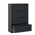 thumbnail image 2 of Tcbosik 35.4" File Cabinet for Home Office, 4-Drawer Lockable Filling Cabinet for Legal/Letter/A4/F4 Size, Black, 2 of 10
