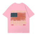 thumbnail image 4 of 4th of July Shirt Sleeve Tops for Women, 250th Anniversary USA T-shirt, Working & Daily Independence Day Printed Pullover, 4 of 5