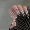 thumbnail image 3 of Barritas de polvos, polvos para manicura, sets de sombras de ojos, polvos sólidos de cuatro colores con 2 uds. de uñas holográficas mágicas, 3 of 8