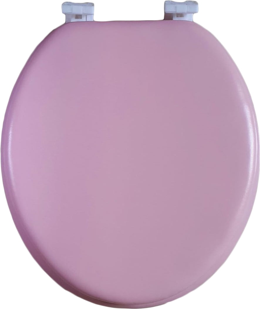 Dream Bath Soft Cushioned Round Front Toilet Seat with nonslip seat and quickattach easy
