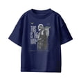 thumbnail image 2 of Star Wars The Mandalorian And Grogu Pose Is The Way Side Youth T Shirt (Navy, XS-XL), 2 of 4