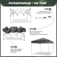 thumbnail image 5 of GVDV Canopy Tent, 10x10 ft Easy Pop up Outdoor Canopy Tent, Portable Straight Leg Gazebo Instant Canopy, 5 of 11