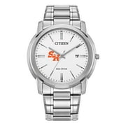 Men's Citizen Watch  Silver Sam Houston State Bearkats Eco-Drive White Dial Stainless Steel Watch