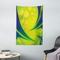 thumbnail image 1 of Modern Decor Tapestry, Vivid Vibrant Brazil Flag Colored Image Geometrical Details Art, Wall Hanging for Bedroom Living Room Dorm Decor, 40W X 60L Inches, Light Green and Dark Blue, by Ambesonne, 1 of 2