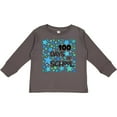 thumbnail image 3 of Inktastic 100 Days of School Stars in Blue Boys or Girls Long Sleeve Toddler T-Shirt, 3 of 5