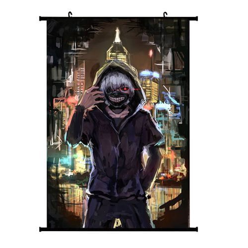 Kaboer Tokyo Ghoul Ken Kaneki Anime Manga Home Decor Poster Wall Scroll Art Painting Walmart Com