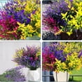 thumbnail image 7 of 20 Bunches Faux Plants  14" Fake Shrubs  Bouquet UV Resistant No Fade  for Home Garden Decor（Mixed color set）, 7 of 7