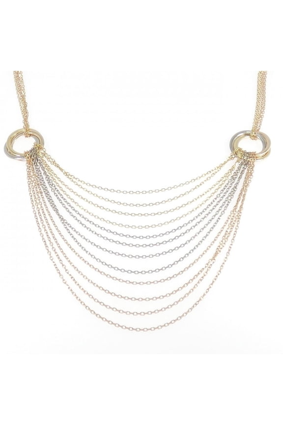 Pre-Owned Cartier Trinity Drape Necklace (Good)