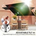 thumbnail image 4 of Outsunny Parasol Rectangulaire Inclinable pour Patio en Aluminium 6,4 x 9,7 Pi, 4 of 10