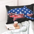 thumbnail image 4 of Sikiie Shark With USA Flag Pillow Covers, Throw Pillow Case Cushion Covers,Cushion for Bedroom,Couch,Home-20"x30", 4 of 6