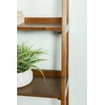 thumbnail image 3 of Linon Charlotte Bookcase, Brown, 5 Shelves, 72 inches Tall, 3 of 10