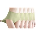 thumbnail image 1 of Posijego Womens Cotton Underwear 5 Pack Ladies Full Coverage Soft Breathable Briefs Panties Solid Color, 1 of 2