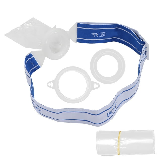 100 Bolsas de Colostomía, Bolsas de Silicona para el Cuidado del Estoma de Ileostomía de Ostomía, Dise?o de Doble Fijación con Adhesivo Hidrocoloide Y Cinta Agradable para la Piel, sin Fugas Ecomeon no