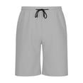 thumbnail image 3 of Bosfbaoi Mens Shorts Lightweight Quick-Dry Athletic Shorts Elastic Waist Drawstring Vacation Beach Shorts with Back Pocket, 3 of 7