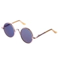 thumbnail image 3 of Par de gafas hippie de montura forma forma forma dorada para lente de muñeca 1/6, 3 of 8