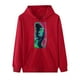 thumbnail image 5 of Sudaderas con capucha con estampado de características de patrón de temperatura somatosensorial de Halloween de otoño/invierno para mujer Pompotops FGAJ22273, 5 of 5