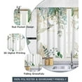 thumbnail image 3 of Short Tier Curtains for Kitchen Bathroom, Scandinavian Style Plants Cafe Curtains, Soft Airy Kitchen Sink Curtains with Kitchen Bathroom Window Curtains, 39" L x 27.5" W, 2 Panels, 3 of 6