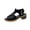 Black, variant on Non-Slip Casual Beach Sandals, Women Peep Toe Cutout Orthotic Sandals,Zipper Chunky Heeled Comfy Wedge Sandals With Arch Support Fish Mouth Round Toe Dress Shoes, Coffee 9