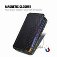 thumbnail image 5 of Dteck for Apple iPhone 12 Pro / 12 Premium Leather Case, Shockproof Wallet Cover Magnetic Flip Case Cash & Card Slot PU Leather Phone Cover (Black), 5 of 7