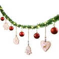 thumbnail image 2 of Up to 60% Off Christmas Rattan Decoration Christmas Scene Decoration Hanging Decorations Pendant, 2 of 6