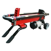 Firewood Splitter, Electric Portable 6 Ton Log Splitter, Horizontal Full Beam with Steel Wedge