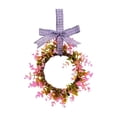 thumbnail image 2 of AuroraX Spring Door Wreath for Front Door,Small Bedroom Wall Decor 12 inch, 2 of 6