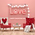 thumbnail image 7 of Valentines Day Love Heart Pillow Covers 18X18 Inches Set Of 4, I Love You Heart Pattern Decorative Throw Pillow Cases, Valentine Decorations For Home, Bedroom, Living Room &, 7 of 7