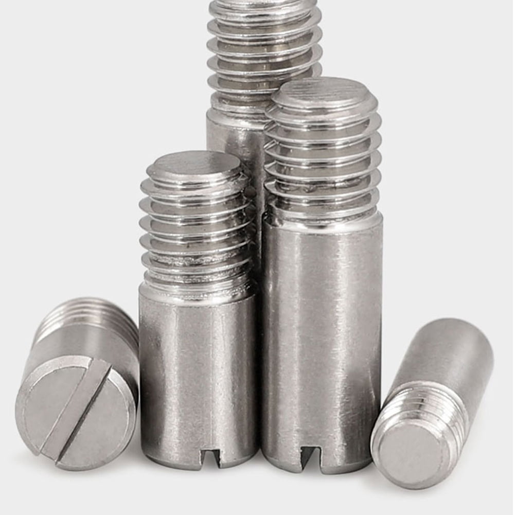 5 Pcs 304 Stainless Steel Outer Slotted Locating Pins M3x12mm.