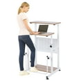 thumbnail image 6 of SDADI L1010WFLT Adjustable Height Mobile Standing Office Computer Desk, 6 of 7