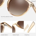 thumbnail image 4 of Fozono Classic Round Polarized Sunglasses for Women FZN825, 4 of 6