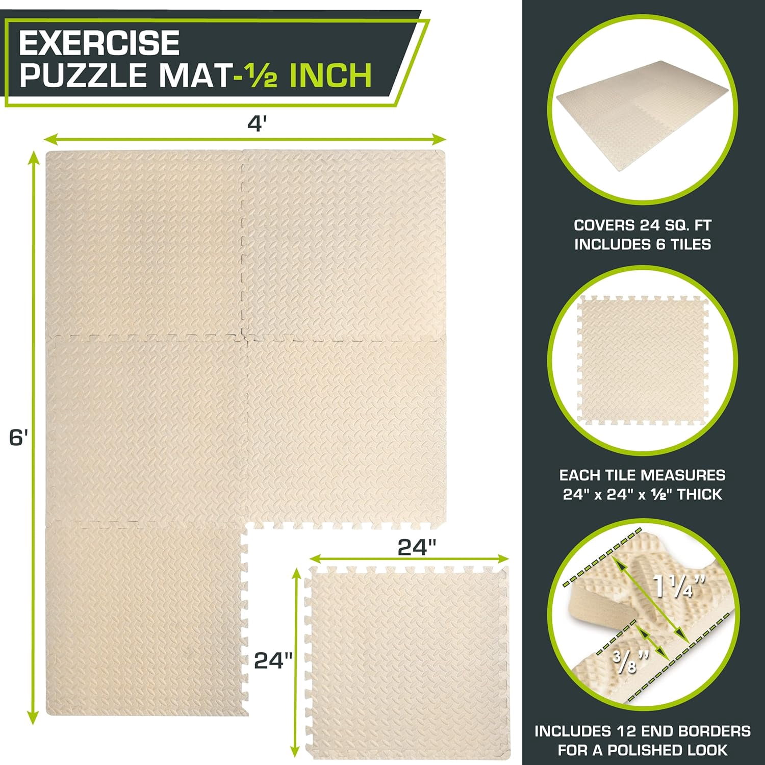 Puzzle exercise mat, EVA interlocking foam floor tiles, home gym floor tiles, home gym equipment mats, kids floor liners