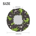 thumbnail image 6 of Kll Dinosaur Skeleton Seamless Grunge Pattern Pattern Shower Cap & Bath Cap For Women,Reversible Oversized Waterproof Shower Caps For All Hair Lengths,Elastic Reusable Bathing Hair Cap, 6 of 9
