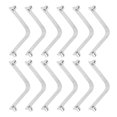 thumbnail image 1 of EXHUMKY 12Ud Clips En V Para Herramientas De Piscina Con Soporte Ergonómico Y Resistencia Química, 1 of 8