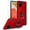 Red, variant on KOMI  Cellular Phone Case for Samsung Galaxy A42 5G, Heavy Duty Protection with Metal Ring Holder Kickstand