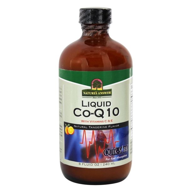 Nature's Answer Liquid CoQ10 with Vitamins C & E, Tangerine, 8 fl oz