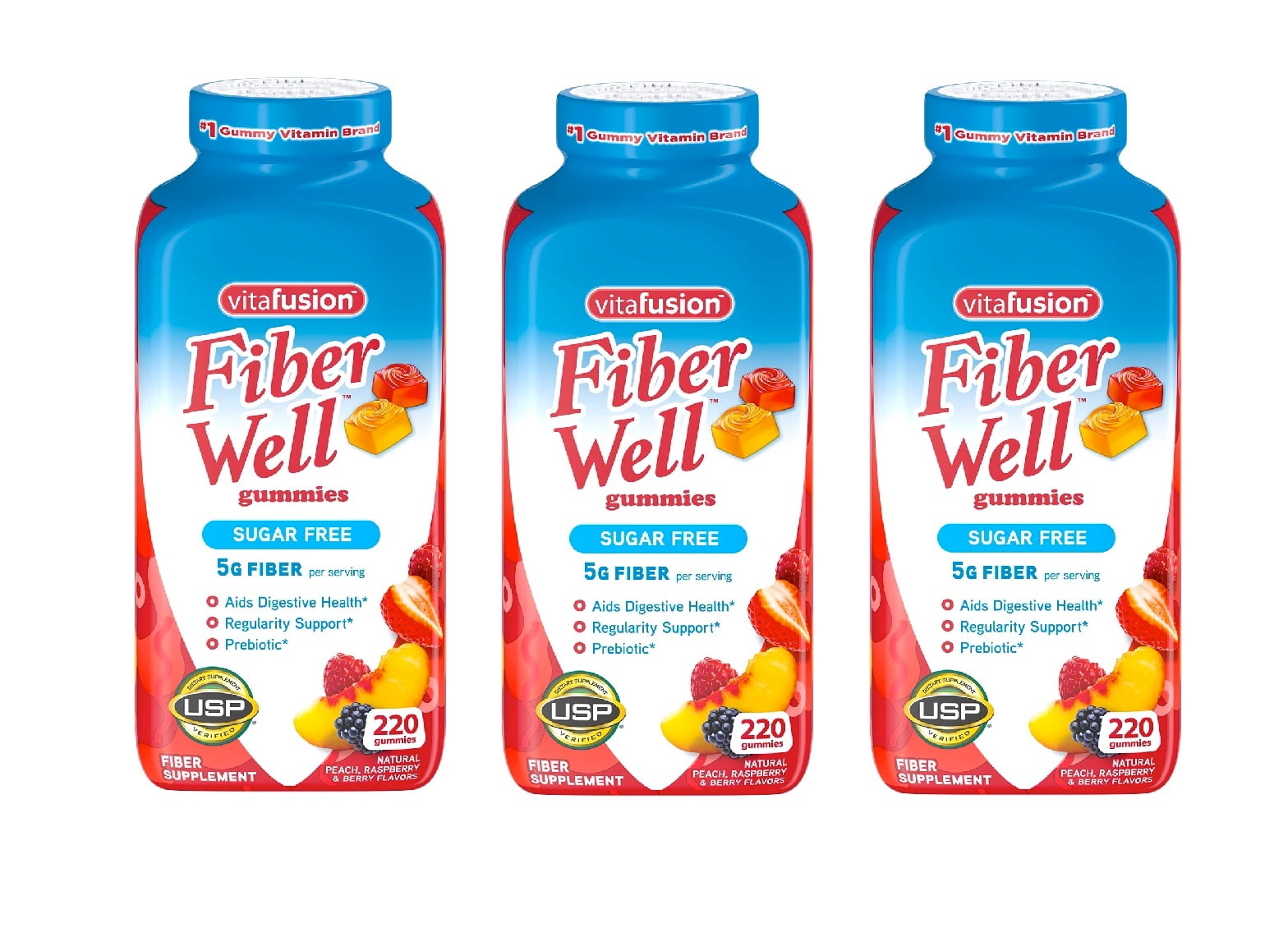 Vitafusion Fiber Well Gummies 220 Ct 3PK Walmart vitafusion-fiber-well-gummies-220-ct-3pk-walmart