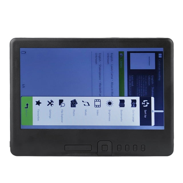 Funda Protectora Portátil de Alta Defintición, Color Negro, Lector E, Pantalla A Color de 7 Pulgadas