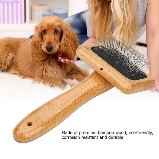 Deshedding cepillo para perros para perros para el Cabello de Cabello, Cepillo de Masaje, Peine de Aseo de Mascotas, Cepillo para el Cabello de la Herramiente de Aseo