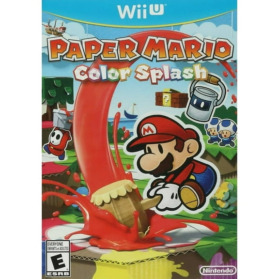 Pre-Owned Paper Mario: Color Splash Wii U Standa