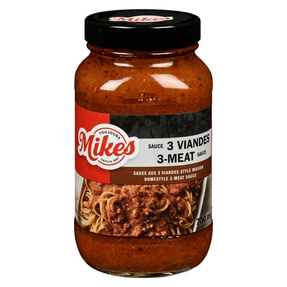 Mike's Homestyle 3 Meat Pasta Sauce, 700 mL