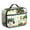 Black-24, variant on Truck Themed Insulated Lunch Tote - Reusable Lunch Container with Portable Handle, Separate Mesh Compartment for Work & Hiking