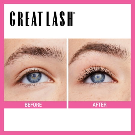Maybelline Great Lash Waterproof Lengthening Waterproof Washable Mascara - 111 Waterproof Very Black - 0.43 fl oz