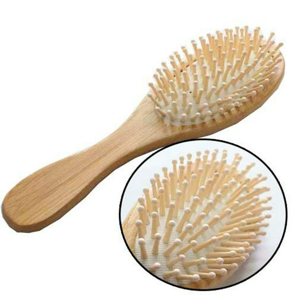 Wooden Bamboo Hair Vent Brush Brushes Keratin Care And Beauty Spa Massager  Massage Comb 